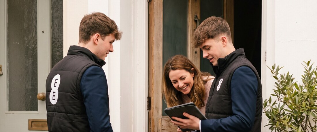 Field team on a residential campaign